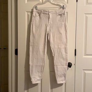 White Ankle Skinny Jeans